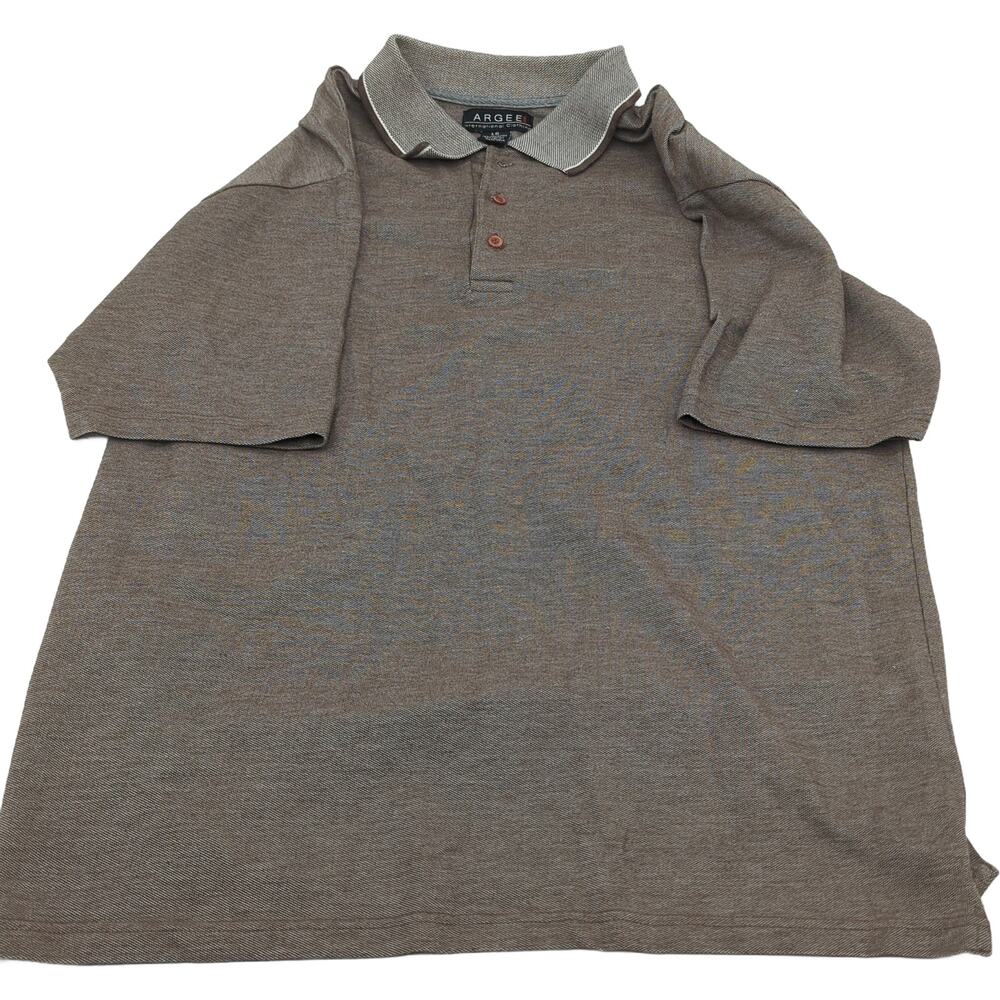 ARGEE LG Polo Shirt, Tan, 80% Polyester 20% Cotton